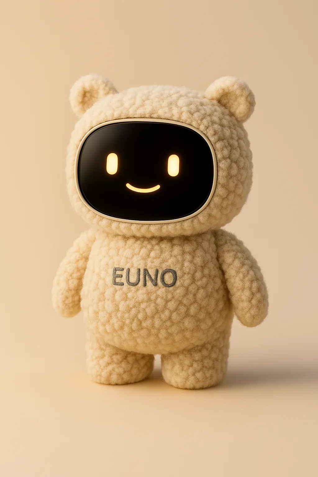 Version crème du robot Euno
